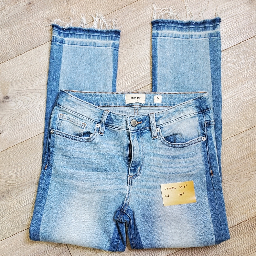 Miss Me Women's Distressed Slim Leg Jeans